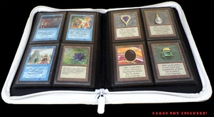 Docsmagic.de Pro-Player 4-Pocket Zip-Album White - 160 Card Binder - MTG - PKM - - Picture 1 of 9