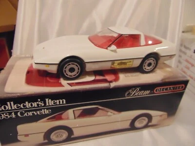 1984 White Corvette Decanter with box/by Regal China-Empty - Image 1 of 4