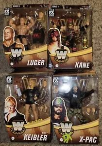 New Mattel WWE Legends Series 15 Set Of 4 Kane, X-Pac, Lex Luger, Stacy Keibler - Picture 1 of 9
