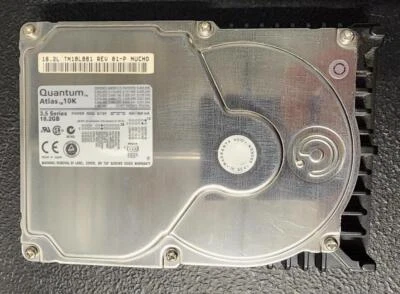 Quantum TN18L881 Atlas 18.2GB 10K RPM SCSI 68 Pin Hard Drive - Image 1 of 2