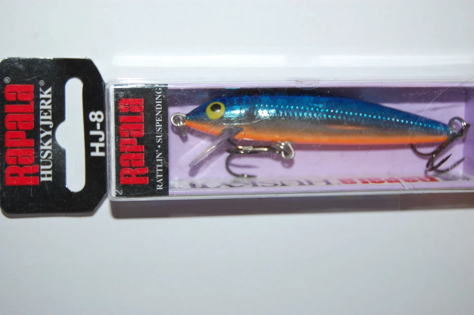 Rapala HJ-8 HJ08 SB plata azul 3 1/8" 1/4 OZ husky jerk suspensión bajo jerkbait Foto 1 de 1