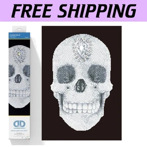 Crystal Skull Diamond Painting Kit for Adults - Relaxing Craft Experience 24x16 - Picture 1 of 11
