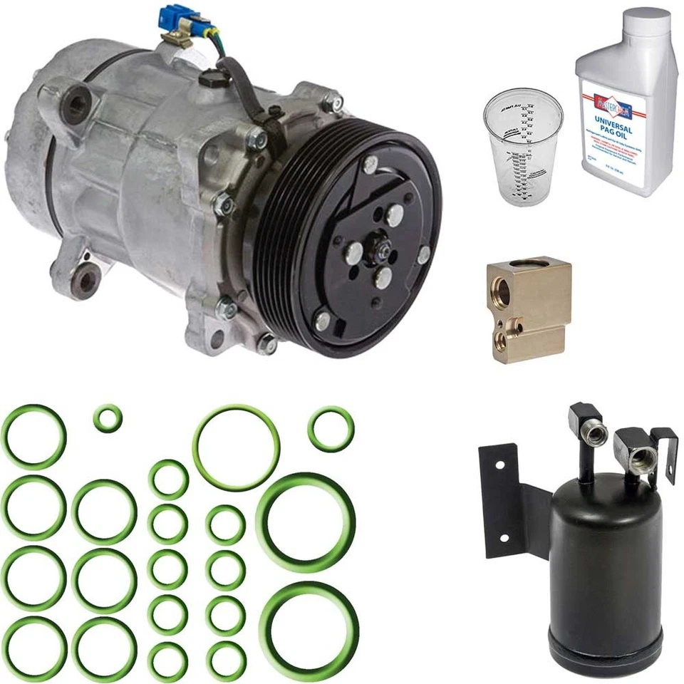 Compresor de aire acondicionado Omega con kit de reparación de aire acondicionado para Volkswagen Passat 1993 Foto 1 de 1