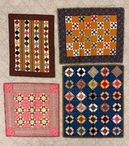 Handmade mini quilts wall hanging quilt display - Picture 1 of 12