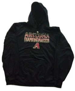 Arizona Diamondbacks Black Majestic Pullover Hoodie Men's 2XL NWOT - Picture 1 of 7