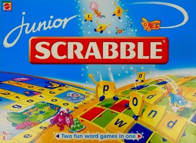 Vintage Junior Scrabble 'Two Fun Word Games in One' (Ages: 5 - 10 yrs) - Image 1 of 4