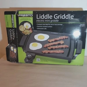 Presto Liddle Griddle Electric Heat Control Cast Non Stick Mini 8 x 10 - Picture 1 of 12