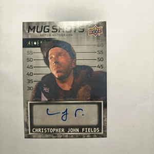 2021 Upper Deck Alien 3 Christopher John Fields Mug Shots Auto #MSCJ A7 - Picture 1 of 2