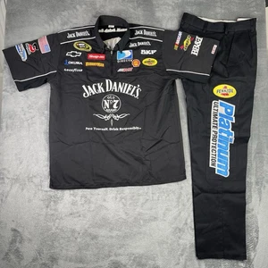 Vintage NASCAR Pit Crew Uniform Jack Daniels CLINT BOWYER 07 Cup Shirt Pants Set - Picture 1 of 14