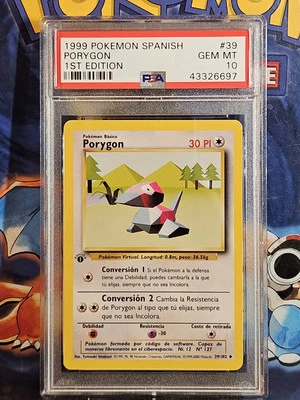 PSA 10 Gem Mint 1st Edition Porygon 1999 Pokemon Base Set SPANISH #39 - Image 1 of 2