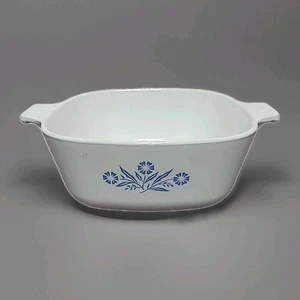 VTG Corning Ware Blue Cornflower 1.5 Quart Casserole Dish Pan Bowl P-1 1/2-B EUC - Picture 1 of 8