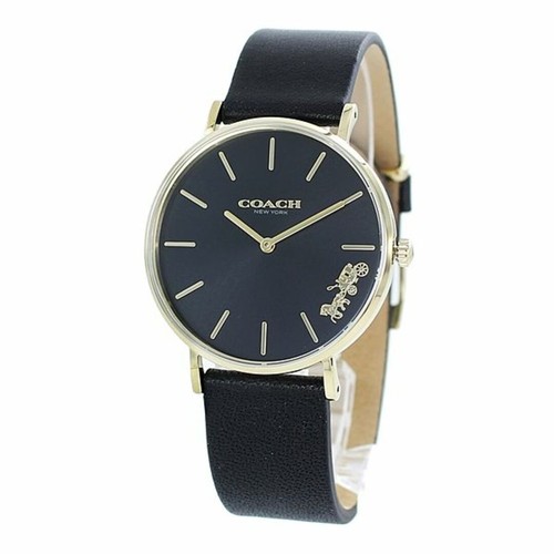 Orologio Coach Donna Perry Simple Chic Nero Oro Pelle 14503333