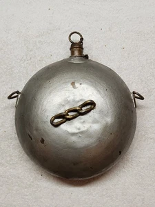USA Spanisch-Amerikanische Kriegskantine - 64 oz mit Korken & Stopfen, Odd Fellows Kette - Bild 1 von 11