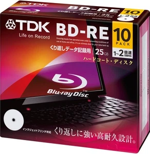 Disco Blu-ray de datos TDK BD-RE 25 GB 1-2x velocidad??Blanco ancho imprimibl... - Imagen 1 de 1