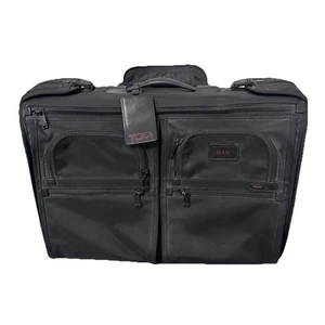 TUMI Alpha 22033DH 22” Black Carry-On Wheeled Garment Bag Rolling Suitcase - Picture 1 of 14