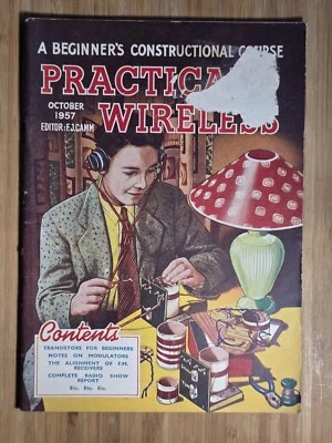 Practical Wireless - magazine / October 1957 - Vintage - Image 1 of 2