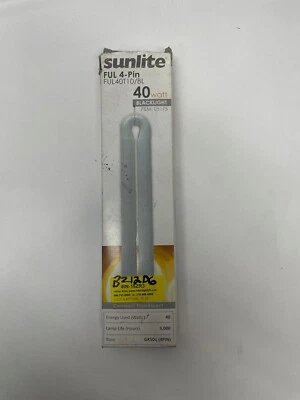 Sunlite FUL40T10, Black Light Compact Fluorescent, GX10Q Base, 40w -New/Open Box - Image 1 of 3