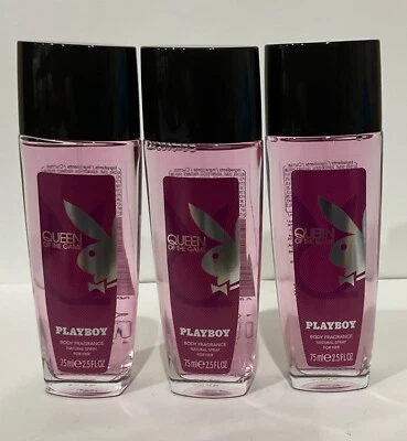 Playboy QUEEN OF THE GAME For Her Body Fragrance 75ml (3 Pack) - Image 1 of 3