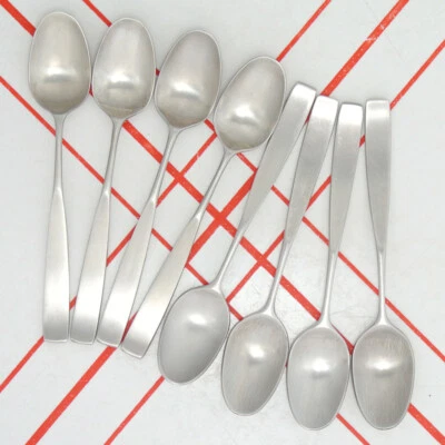 1 or more Rare Lauffer Bedford Stainless Demitasse Small Coffee Espresso Spoon - Imagem 1 de 4