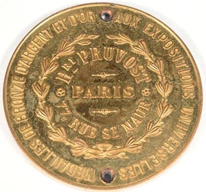 French fine art bronze gilt medal medallion Henri Provost Pianos Paris C19th - Picture 1 of 2
