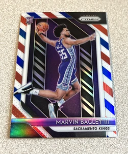 2018-19 Panini Prizm RC Red White Blue Prizm #181 Marvin Bagley III Kings - Picture 1 of 2