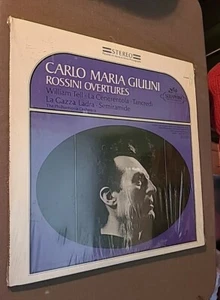 Carlo Maria Giulini, Philharmonia Orchestra Rossini Overtures 1968 33 RPM Vinyl - Foto 1 di 8