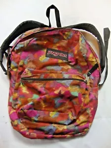 NEU JanSport Unisex Mehrfarbig Buchtasche Rucksack Abstraktes Muster Tie Die - Bild 1 von 3