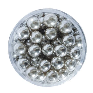 Sprinks Cachous Edible Sugar Pearls 2mm sprinkles Cupcake Cake Decor Silver 1Kg - Picture 1 of 2