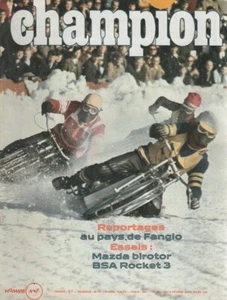 CHAMPION 50 1970 MAZDA R100 BIROTOR MONTE CARLO TEMPORADA ARGENTINA BSA ROCKET 3 - Imagen 1 de 2