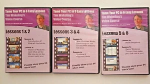 TAME YOUR PC IN 6 EASY LESSONS (TIM WAKELING'S VIDEO COURSE) ON 3 DISCS. - Picture 1 of 2