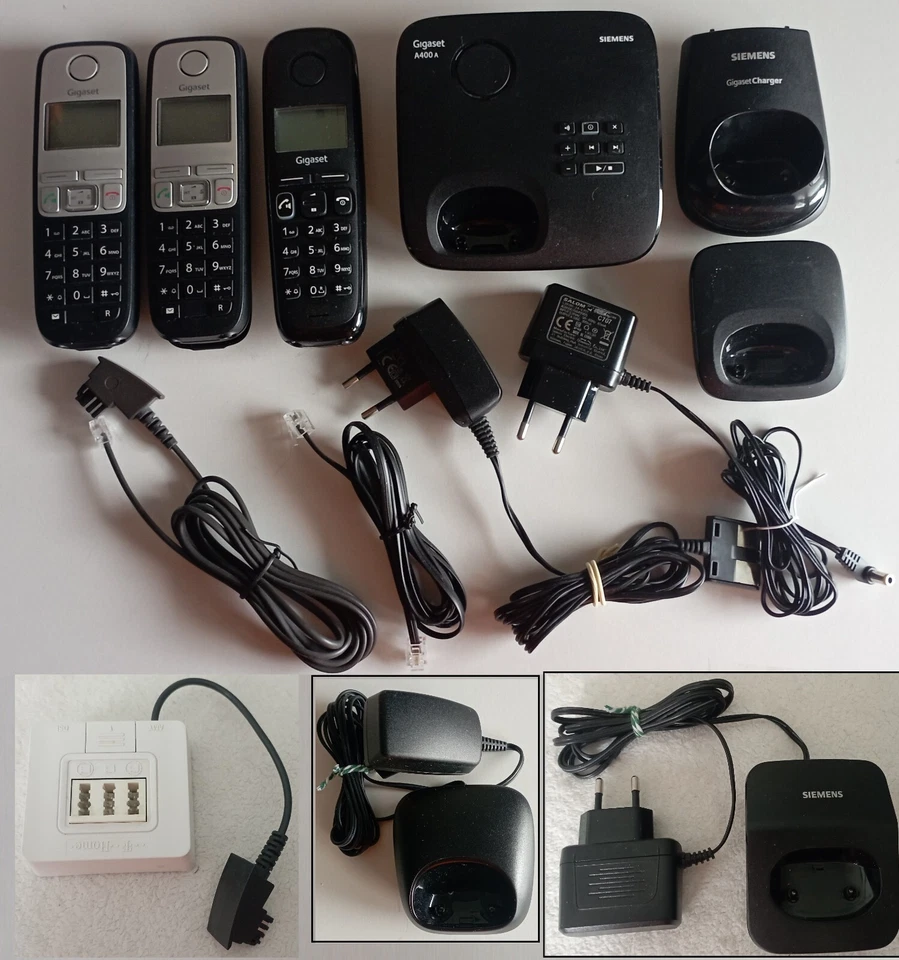 Gigaset  A400 / A400H / A400A  /A415 /  Ladeschale /  Netzteil / Mobiltelefon / - Bild 1 von 1