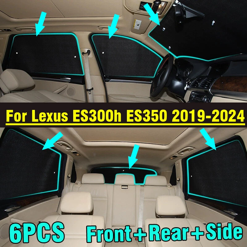 6X Front Side Rear Window Windshield Privacy Sunshade For Lexus ES300h 350 19-24 Foto 1 de 4