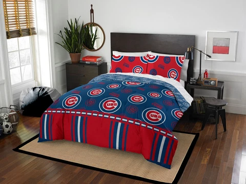 Chicago Cubs Full Bed in a Bag (Rotary) OFFICIAL MLB Cover