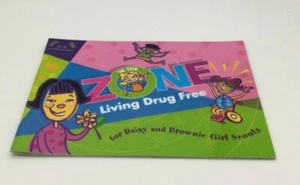 In the Zone Living Drug Free Daisy and Brownie Girl Scouts Books NEW Retired BSB - Picture 1 of 3