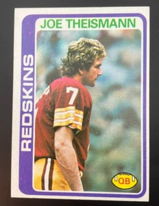 1978 Topps Joe Theismann #416 - Washington Redskins - Picture 1 of 2