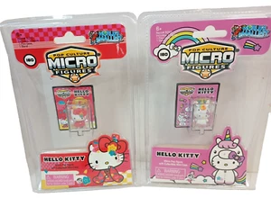 2 World's Smallest HELLO KITTY IN UNICORN & KIMONO Pop Culture Micro Figure Toy - Picture 1 of 11