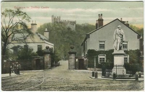 ENTRANCE TO DUDLEY CASTLE - Worcestershire Postcard Bunney's Series - Picture 1 of 2