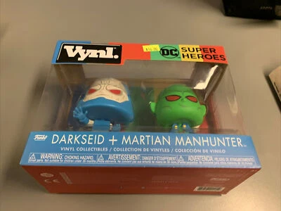 Funko DC Super Heroes Vynl Darkseid y Martian Manhunter Figura Paquete de 2 Foto 1 de 3