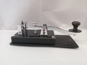 Norwegian Commercial Marine Morse Code Telegraph Hand Key N21P circa 1975 - Photo 1/10