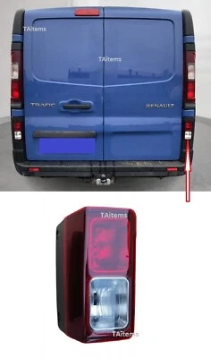 RIGHT REAR TAIL LOWER REVERSE LIGHT FOR RENAULT TRAFIC 2014-2023 LHD (FOR EU) - Image 1 of 4