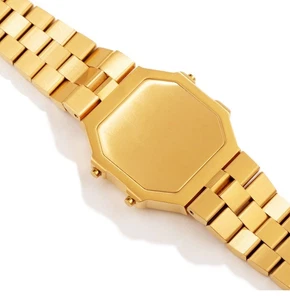 Pulsera de diseño de reloj de acero de titanio atemporal joyería de moda de lujo - Imagen 1 de 15