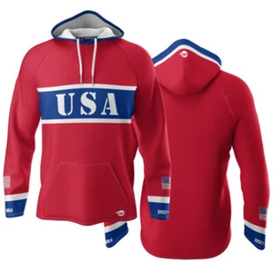 Sudadera con capucha de hockey ligera roja Team USA - Imagen 1 de 4