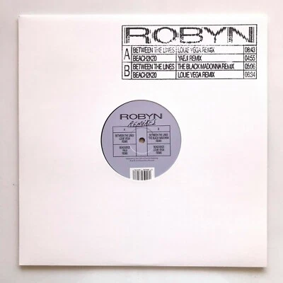 ROBYN 'BETWEEN THE LINES / BEACH2K20' LOVE RECORD STORES LRS20 12" REMIX VINYL  - Image 1 of 4