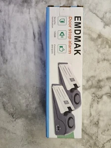 Alarma de tope de puerta EMDMAK con sirena de 120 DB para hogar y viaje (negro) (paquete de 2) - Imagen 1 de 6