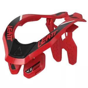 NEW LEATT 4.5 MOTO NECK BRACE RED MOTOCROSS MX ADULT ENDURO OFF ROAD BMX MTB ATV - Picture 1 of 3