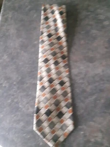 Protocol Geometrical Necktie Length 65" 3.5" Wide 100% Polyester - Bild 1 von 3