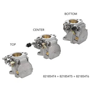 Carburetor Kit 821854T4 821854T5 821854T6 For MERCURY 40-55HP 2 Stroke Outboard - Picture 1 of 9