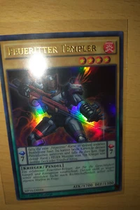 YU-GI-OH!-Karte Feuerritter Templer/MP16-DE066/1. Auflage/Ultra Rare/Deutsch/NM - Bild 1 von 7