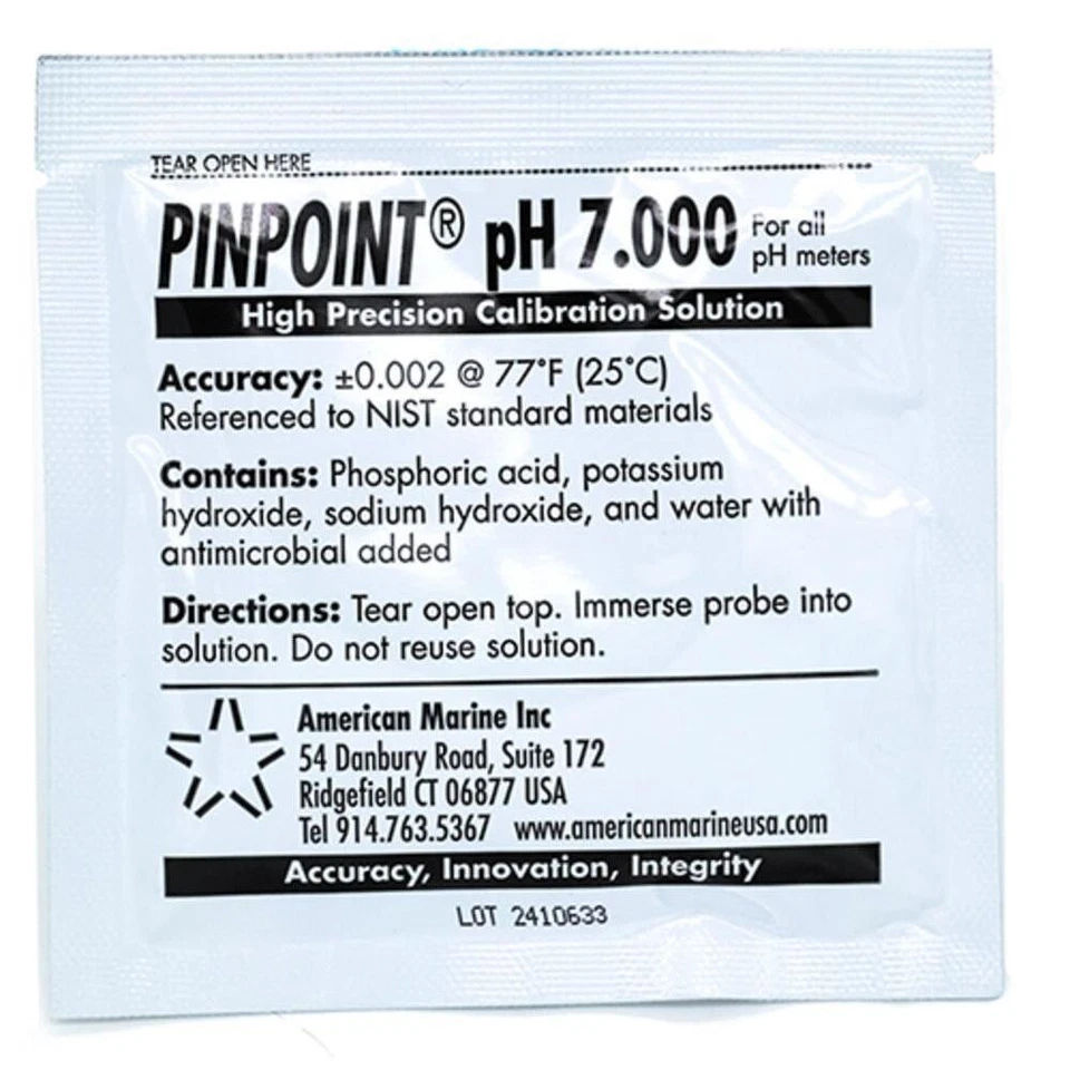Pinpoint pH 7 Calibration Solution ~30ml Sachet - Liquid - Image 1 of 1