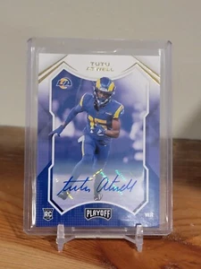 2021 Panini Playoff - Rookies Autographs #219 Tutu Atwell Rams - Picture 1 of 2